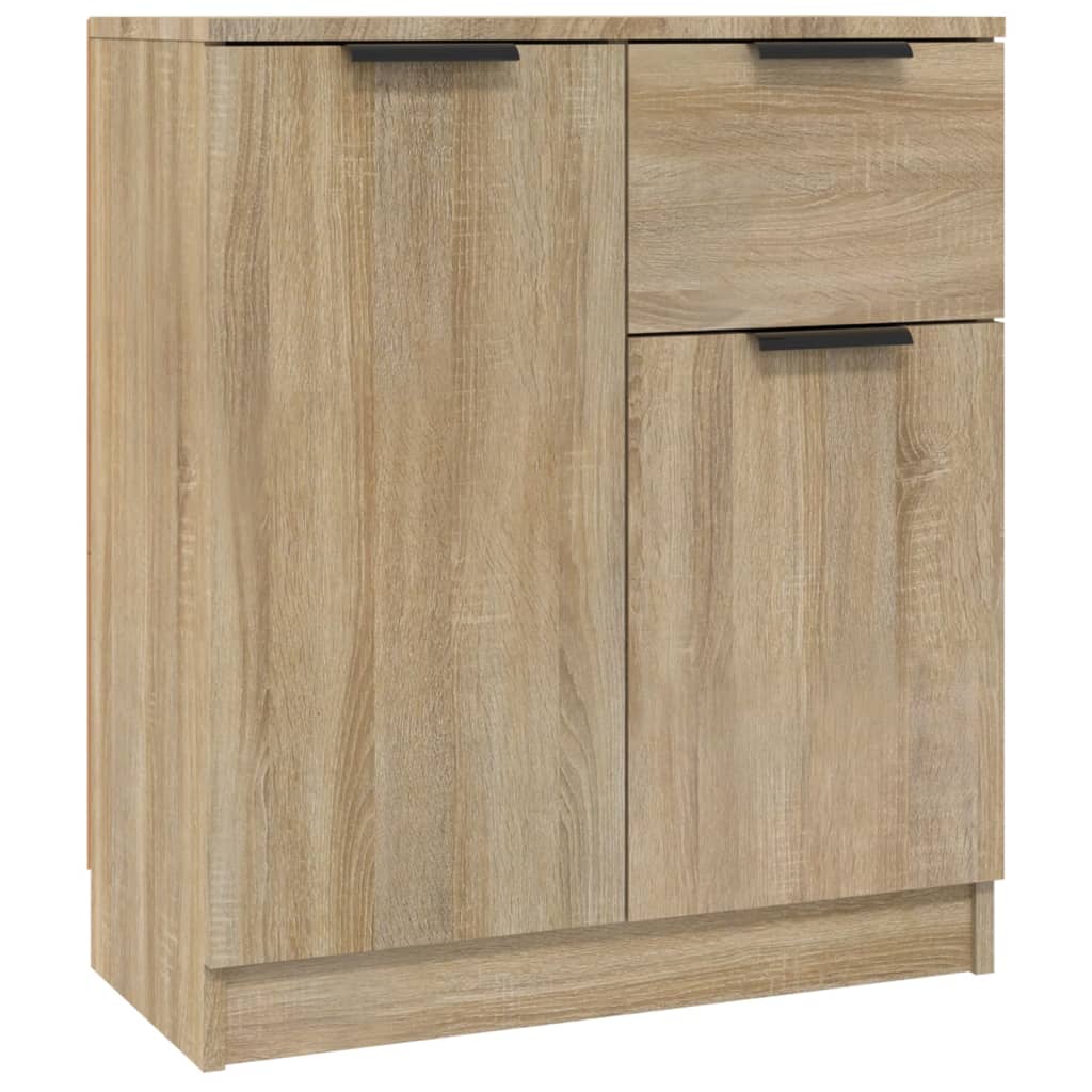 Sideboards 2 pcs Sonoma Oak 60x30x70 cm Engineered Wood