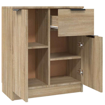 Sideboards 2 pcs Sonoma Oak 60x30x70 cm Engineered Wood