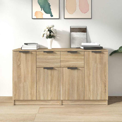 Sideboards 2 pcs Sonoma Oak 60x30x70 cm Engineered Wood