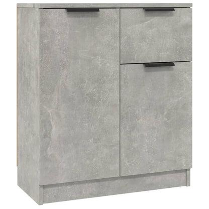 Sideboards 2 pcs Concrete Grey 60x30x70 cm Engineered Wood