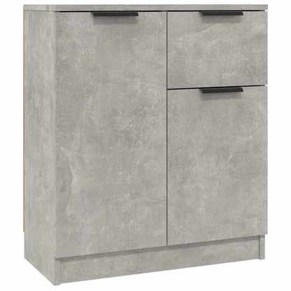 Sideboards 2 pcs Concrete Grey 60x30x70 cm Engineered Wood