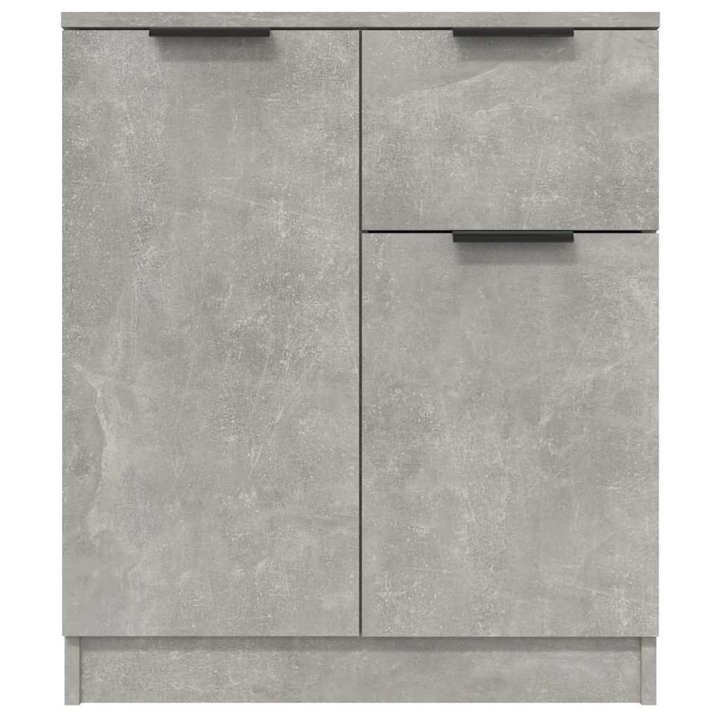 Sideboards 2 pcs Concrete Grey 60x30x70 cm Engineered Wood