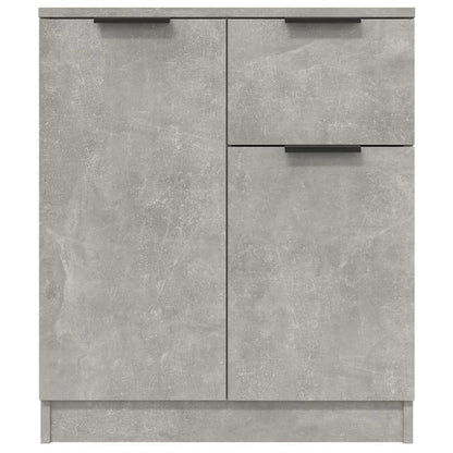Sideboards 2 pcs Concrete Grey 60x30x70 cm Engineered Wood