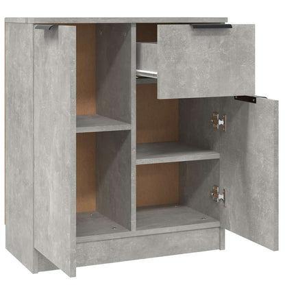 Sideboards 2 pcs Concrete Grey 60x30x70 cm Engineered Wood