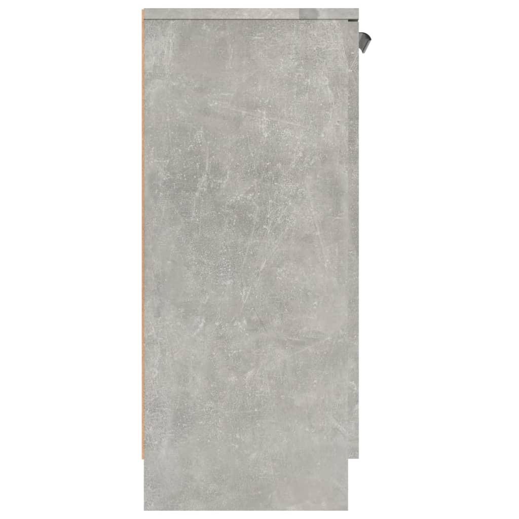 Sideboards 2 pcs Concrete Grey 60x30x70 cm Engineered Wood