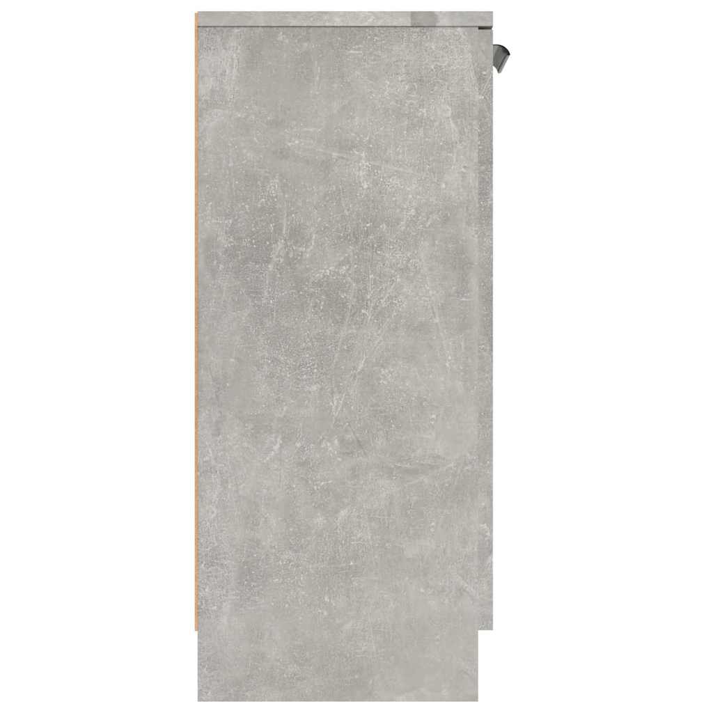 Sideboards 2 pcs Concrete Grey 60x30x70 cm Engineered Wood