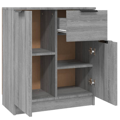 Sideboards 2 pcs Grey Sonoma 60x30x70 cm Engineered Wood