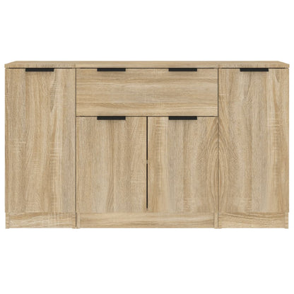Sideboards 3 pcs Sonoma Oak Engineered Wood