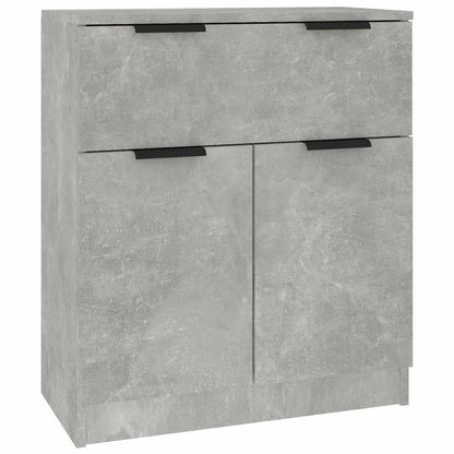 Sideboards 3 pcs Concrete Grey Engineered Wood