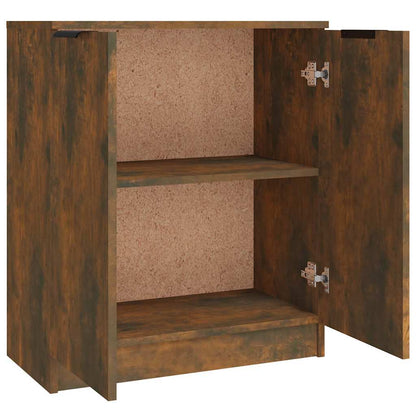 Sideboards 3 pcs Smoked Oak Engineered Wood