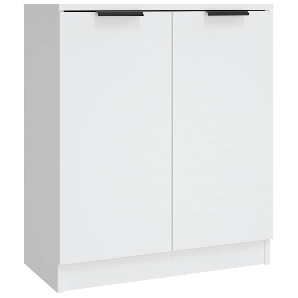 Sideboards 3 pcs White Engineered Wood