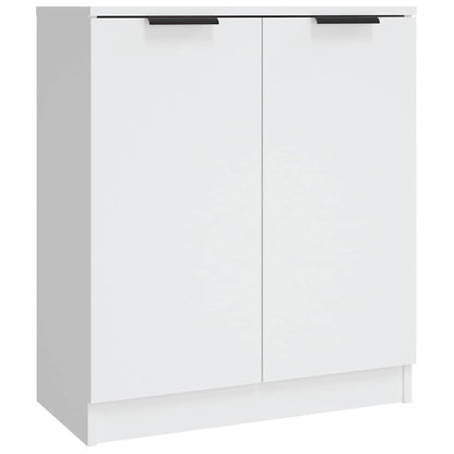 Sideboards 3 pcs White Engineered Wood