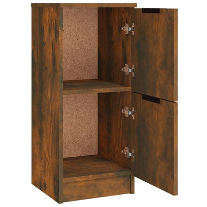 Sideboards 3 pcs Smoked Oak Engineered Wood