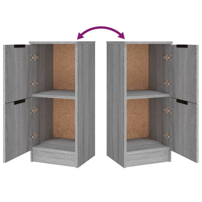 Sideboards 3 pcs Grey Sonoma Engineered Wood
