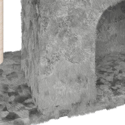 Cat Tree with Sisal Scratching Post Light Grey 51 cm