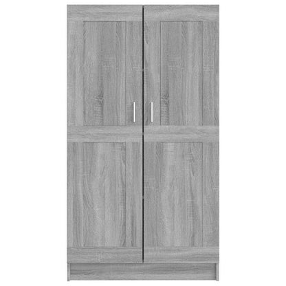Book Cabinet Grey Sonoma 82,5x30,5x150 cm Engineered Wood
