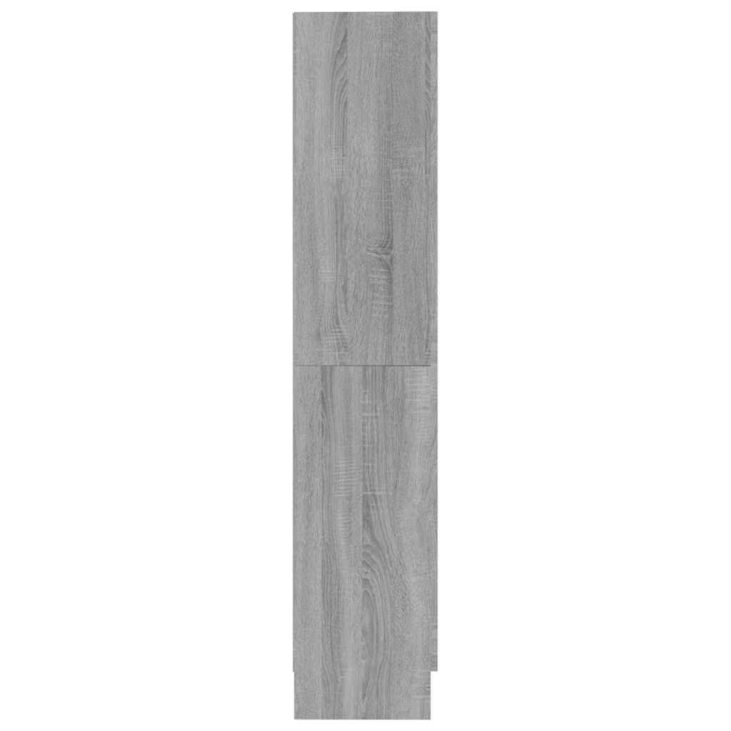 Book Cabinet Grey Sonoma 82,5x30,5x150 cm Engineered Wood
