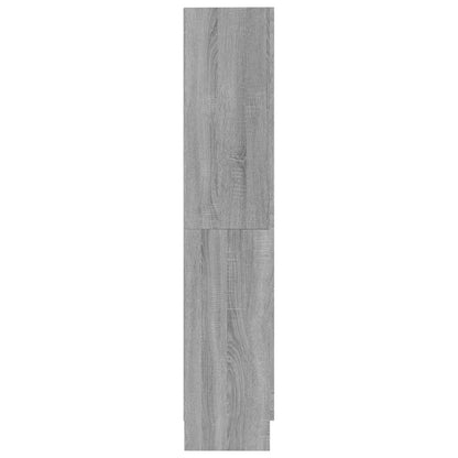 Book Cabinet Grey Sonoma 82,5x30,5x150 cm Engineered Wood
