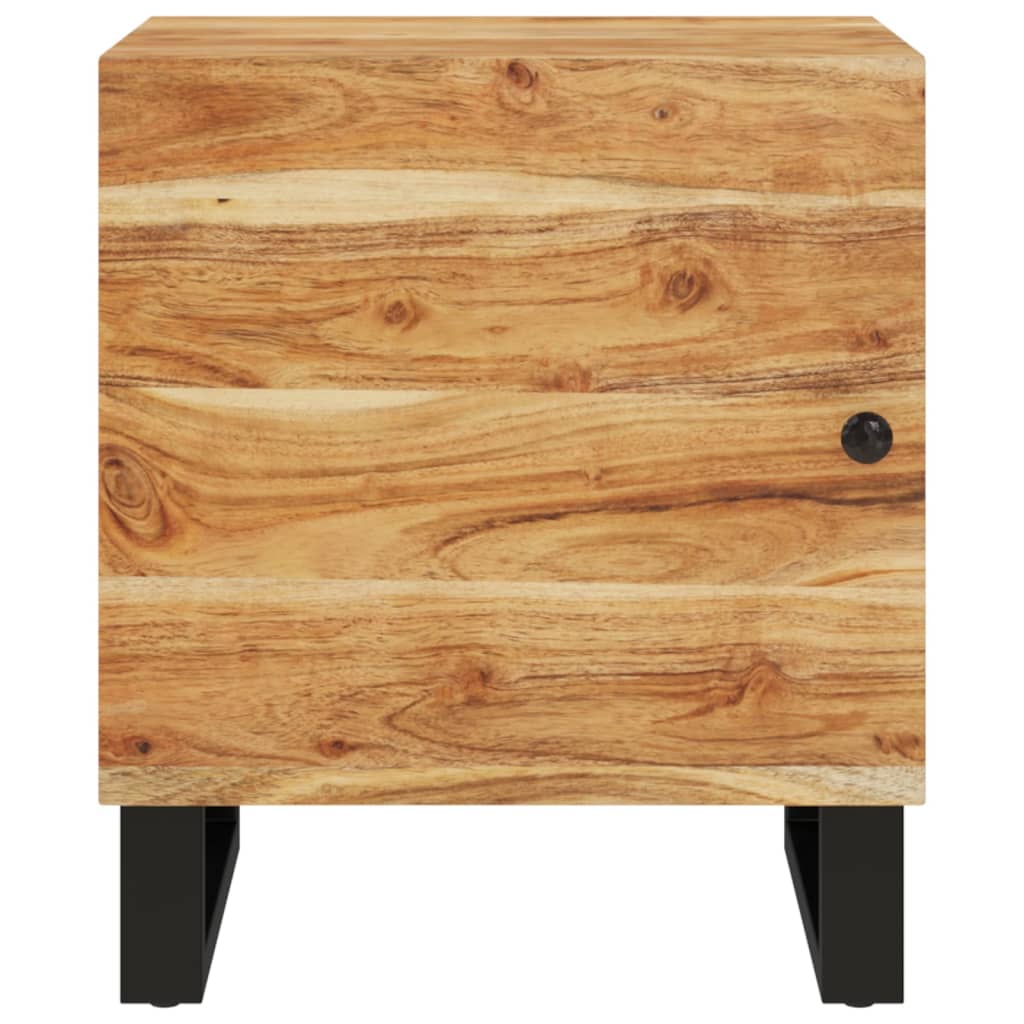 Bedside Cabinet 40x33x46 cm Solid Wood Acacia