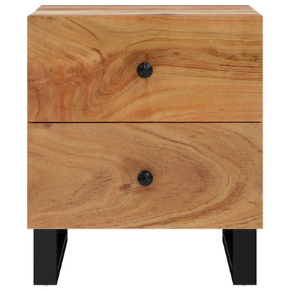 Bedside Cabinets 2 pcs 40x33x46 cm Solid Wood Acacia