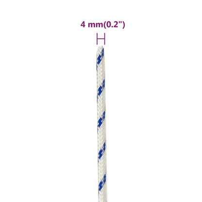 Boat Rope White 4 mm 250 m Polypropylene