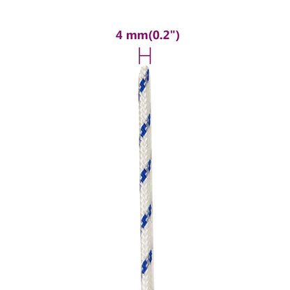 Boat Rope White 4 mm 500 m Polypropylene