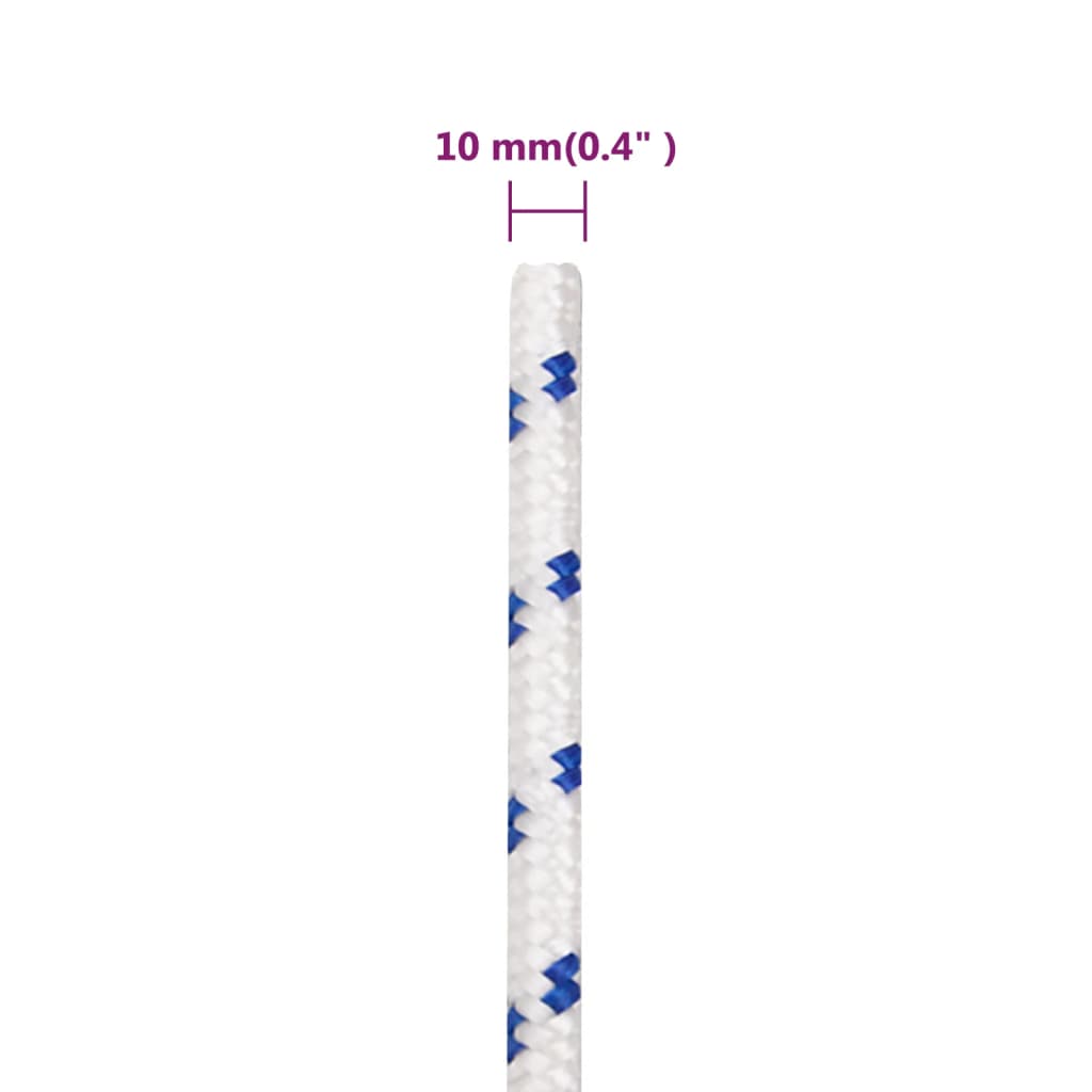 Boat Rope White 10 mm 500 m Polypropylene