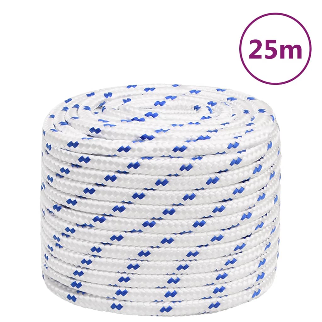 Boat Rope White 18 mm 25 m Polypropylene