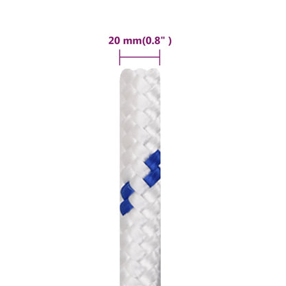 Boat Rope White 20 mm 50 m Polypropylene