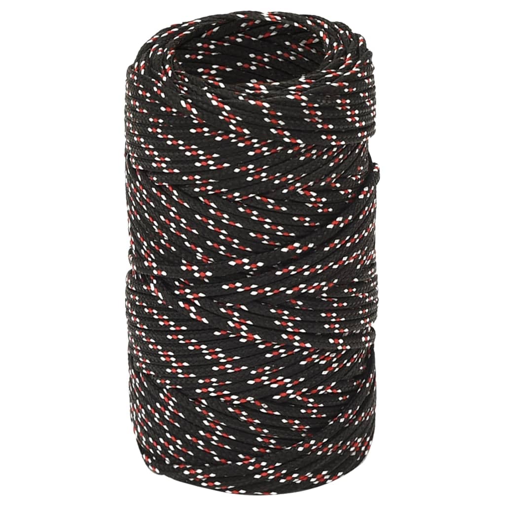Boat Rope Black 2 mm 25 m Polypropylene