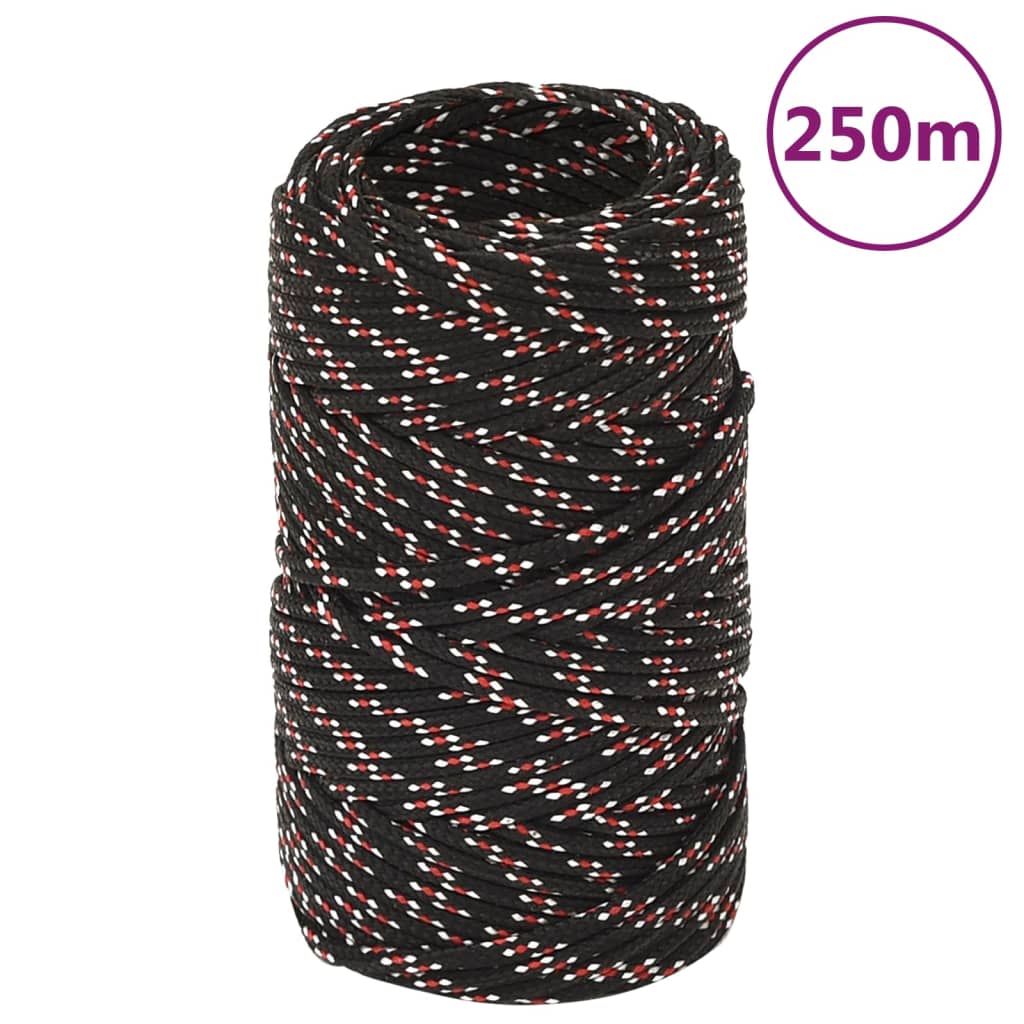 Boat Rope Black 2 mm 250 m Polypropylene