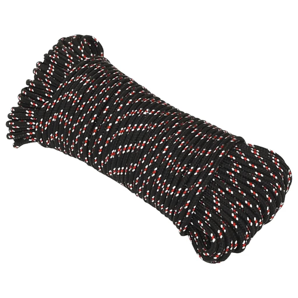 Boat Rope Black 3 mm 50 m Polypropylene
