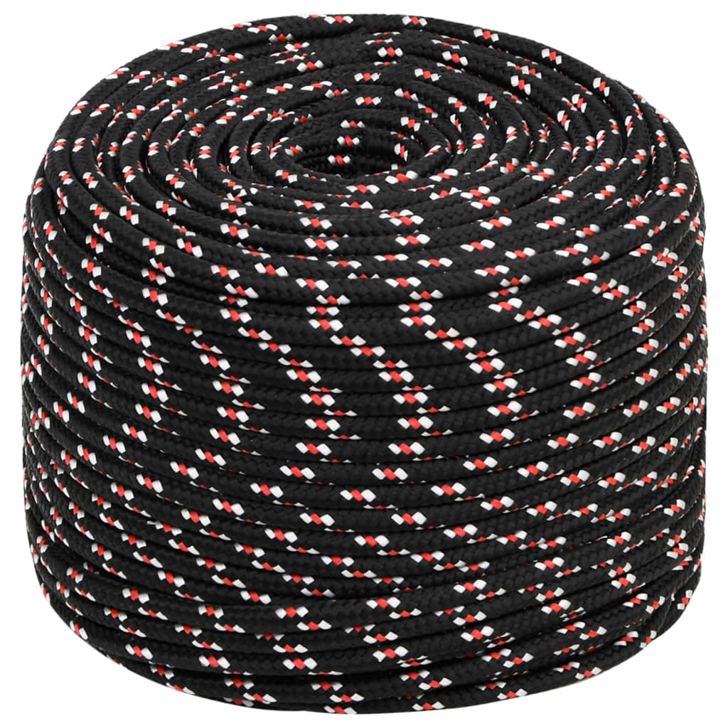 Boat Rope Black 6 mm 250 m Polypropylene