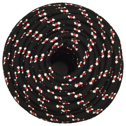 Boat Rope Black 16 mm 25 m Polypropylene
