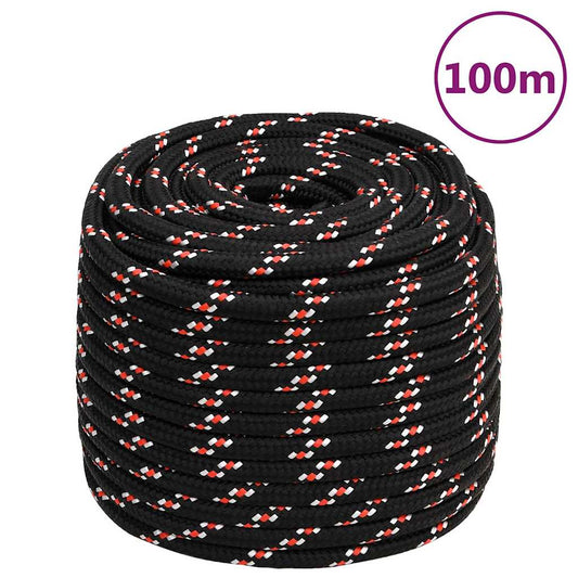 Boat Rope Black 18 mm 100 m Polypropylene