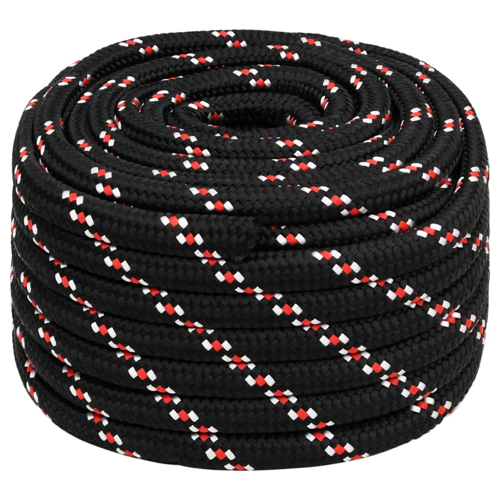 Boat Rope Black 20 mm 50 m Polypropylene