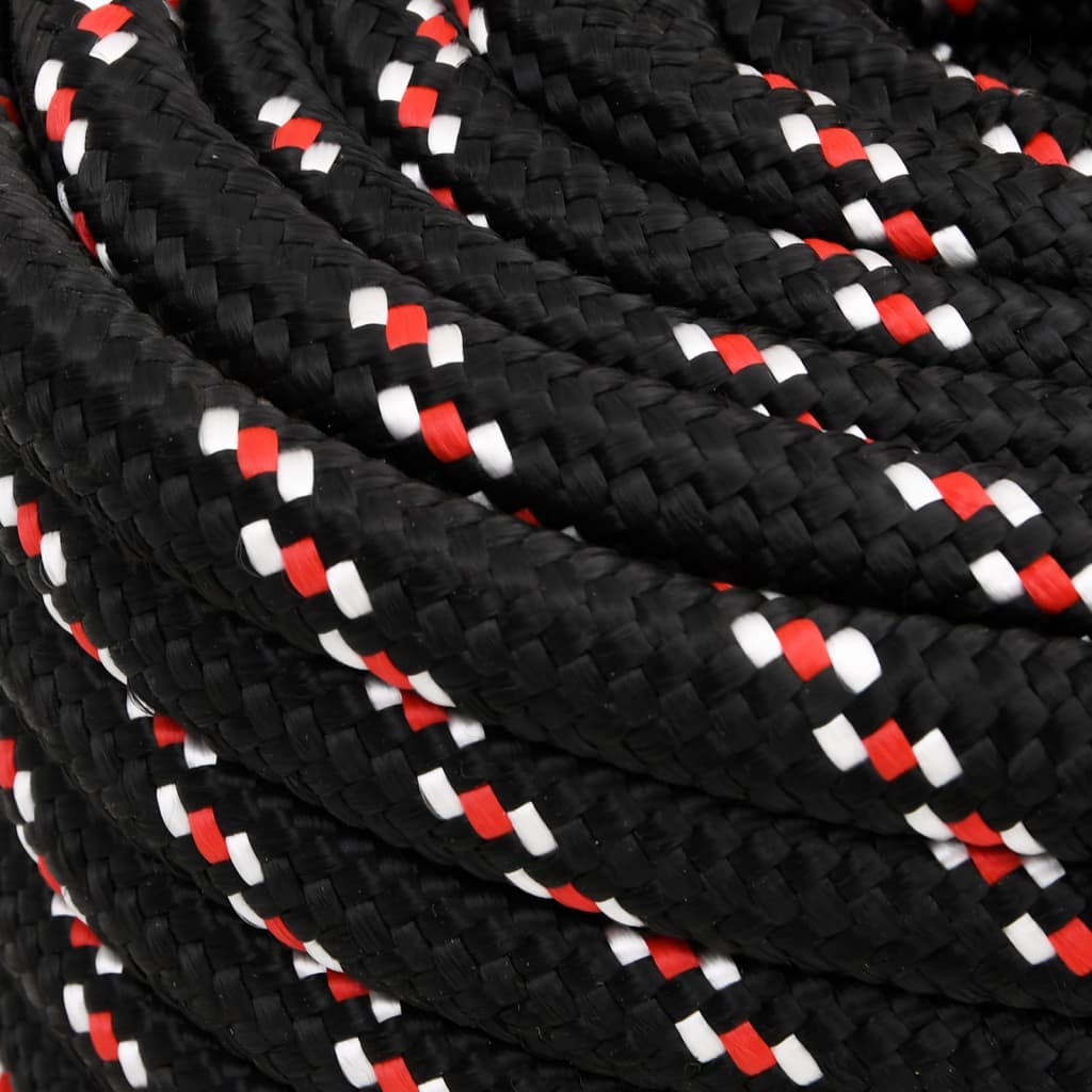 Boat Rope Black 20 mm 50 m Polypropylene