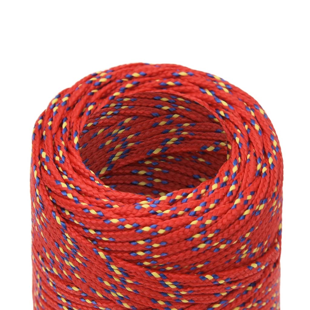 Boat Rope Red 2 mm 250 m Polypropylene