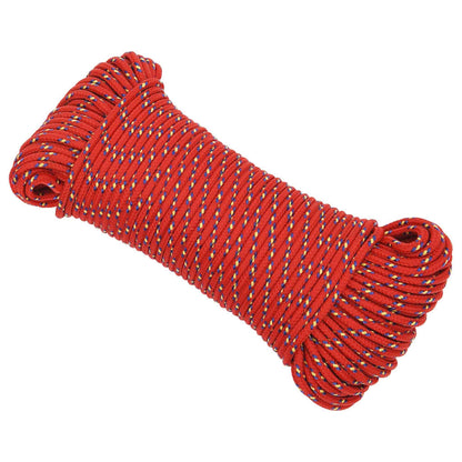 Boat Rope Red 4 mm 50 m Polypropylene