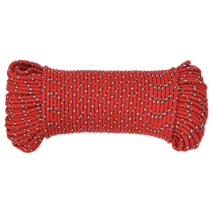 Boat Rope Red 4 mm 50 m Polypropylene