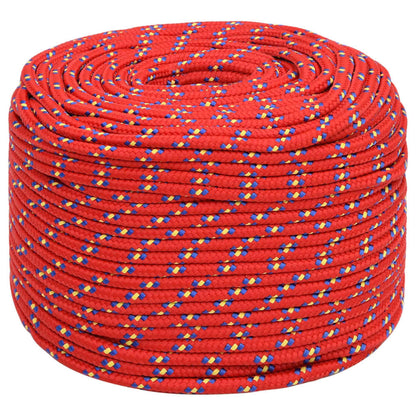 Boat Rope Red 8 mm 25 m Polypropylene
