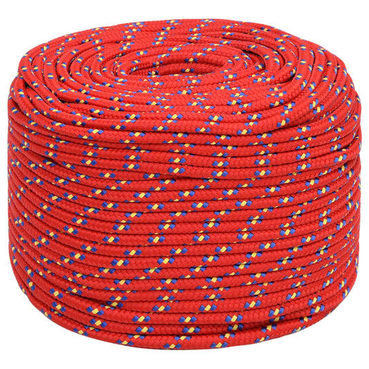 Boat Rope Red 8 mm 25 m Polypropylene