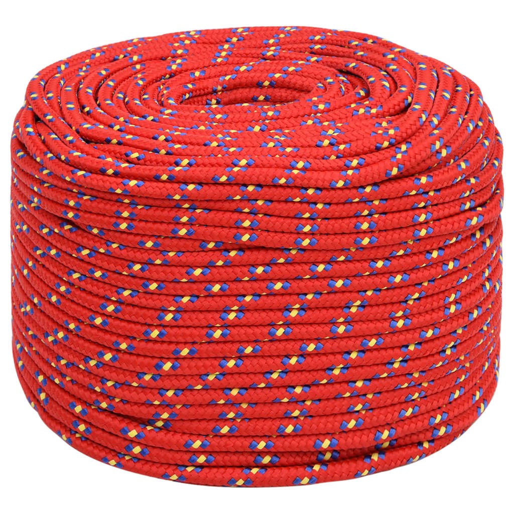 Boat Rope Red 10 mm 500 m Polypropylene