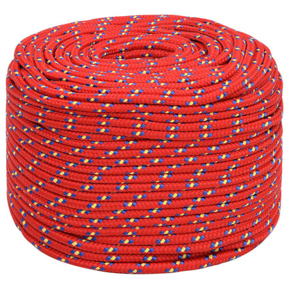 Boat Rope Red 10 mm 500 m Polypropylene