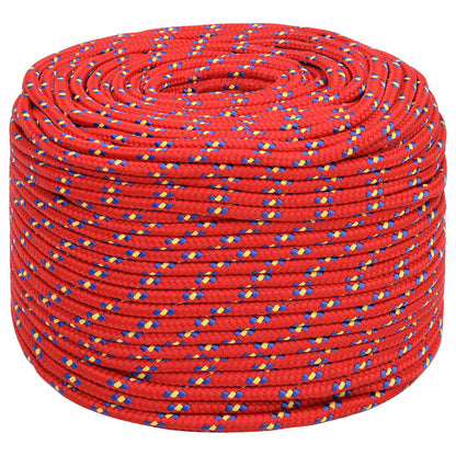 Boat Rope Red 10 mm 500 m Polypropylene