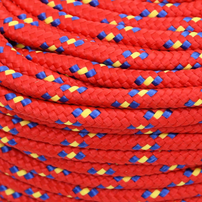Boat Rope Red 10 mm 500 m Polypropylene
