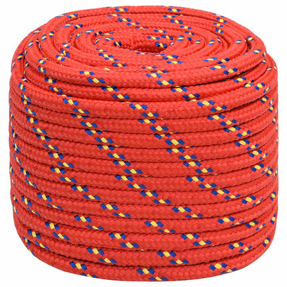 Boat Rope Red 16 mm 100 m Polypropylene