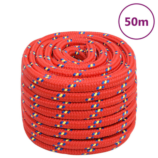 Boat Rope Red 20 mm 50 m Polypropylene