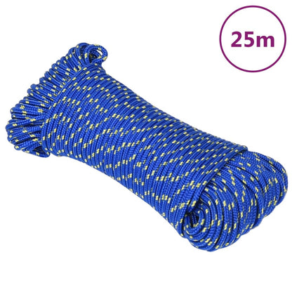 Boat Rope Blue 4 mm 25 m Polypropylene