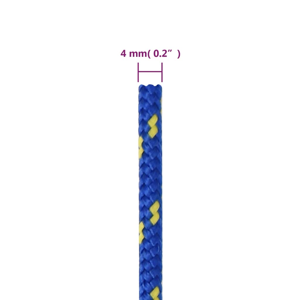 Boat Rope Blue 4 mm 25 m Polypropylene
